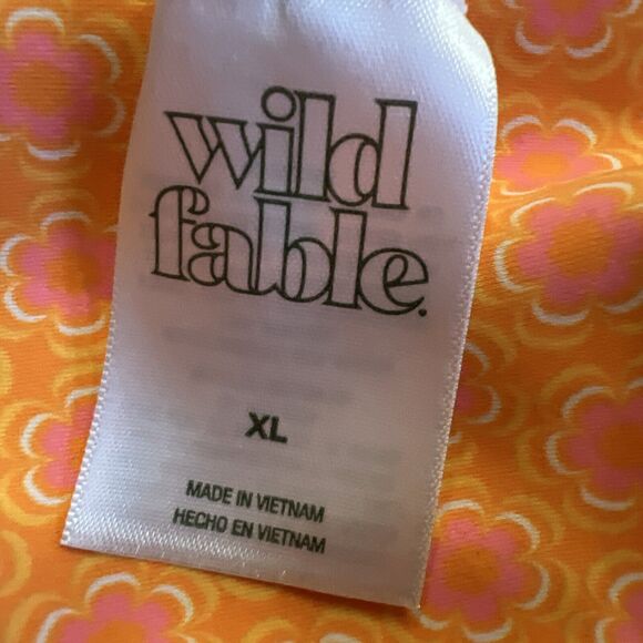 Wild Fable Reversible Side-Tie High Leg Cheeky Bikini Bottom -Women's XL New - Picture 8 of 9